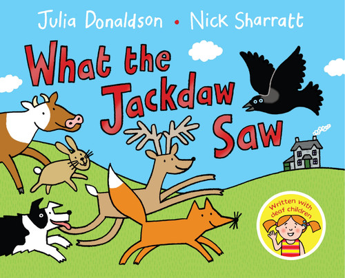 What the Jackdaw Saw book cover by Julia Donaldson