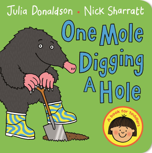 One Mole Digging A Hole book cover by Julia Donaldson