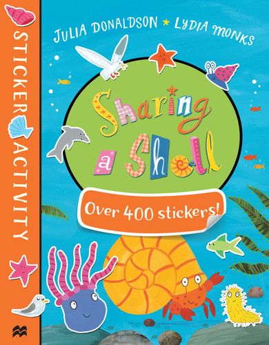 Sharing a Shell Sticker Book book cover by Julia Donaldson