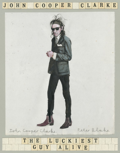 The Luckiest Guy Alive book cover by John Cooper Clarke