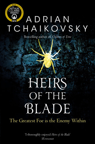 Heirs of the Blade (Shadows of the Apt #7) book cover by Adrian Tchaikovsky