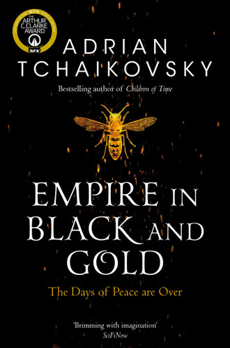 Empire in Black and Gold (Shadows of the Apt #1) book cover by Adrian Tchaikovsky