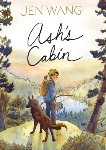 Ash’s Cabin book cover by Jen Wang