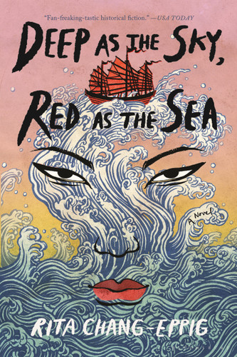Deep as the Sky, Red as the Sea book cover by Rita Chang-Eppig
