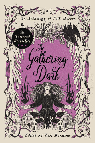 Gathering Dark, The: An Anthology of Folk Horror book cover by Erica Waters, Chloe Gong, Tori Bovalino, Hannah Whitten, Allison Saft, Olivia Chadha, Courtney Gould, Aden Polydoros, Shakira Toussaint, Alex Brown