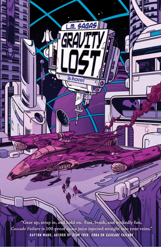 Gravity Lost: A Novel (Ambit's Run #2) book cover by L. M. Sagas