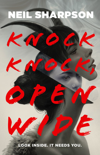 Knock Knock, Open Wide book cover by Neil Sharpson