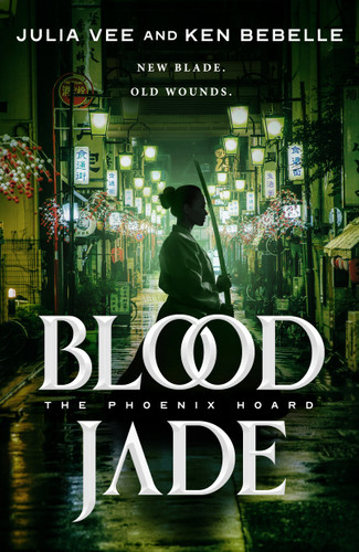 Blood Jade: The Phoenix Hoard book cover by Julia Vee, Ken Bebelle