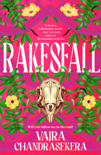 Rakesfall book cover by Vajra Chandrasekera