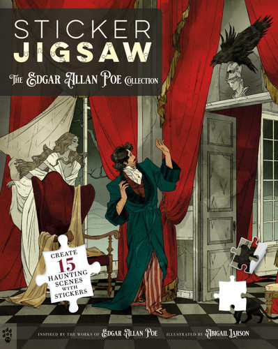 Sticker Jigsaw: The Edgar Allan Poe Collection (Sticker Jigsaw) book cover by Edgar Allan Poe, Odd Dot