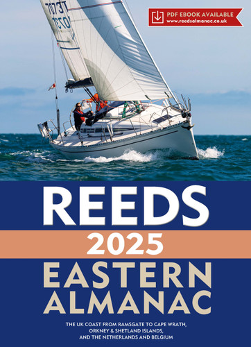 Reeds Eastern Almanac 2025 (Reed's Almanac) book cover by Perrin Towler, Simon Jollands