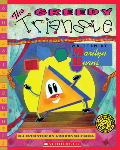 The Greedy Triangle (Scholastic Bookshelf) book cover by Marilyn Burns