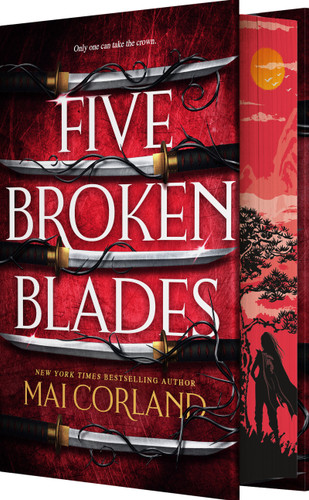 Five Broken Blades (Deluxe Limited Edition): A Slow-Burn Assassin Romantic Fantasy book cover by Mai Corland