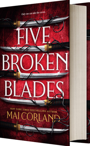Five Broken Blades (Standard Edition): A Slow-Burn Assassin Romantic Fantasy book cover by Mai Corland