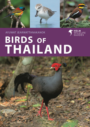 Birds of Thailand (Helm Wildlife Guides) book cover by Ayuwat Jearwattanakanok