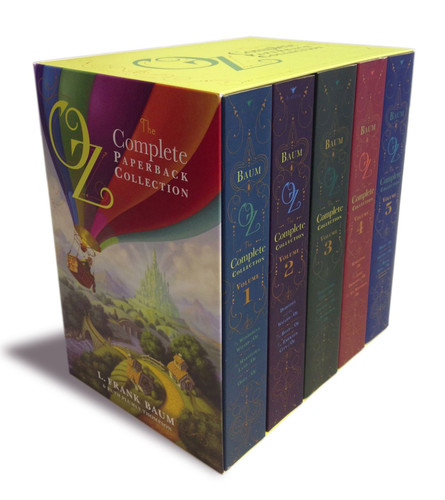 Oz, the Complete Paperback Collection (Boxed Set) (Oz, the Complete Collection) book cover by L. Frank Baum