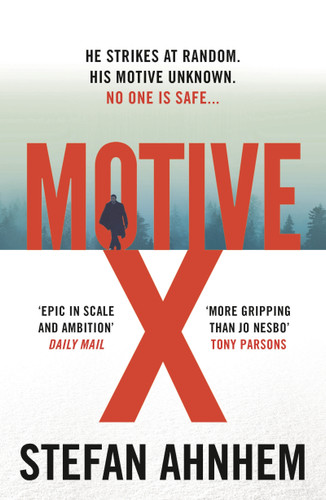 Motive X book cover by Stefan Ahnhem