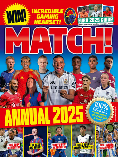 Match Annual 2025: The number one soccer annual for fans everywhere! [9781035041084]