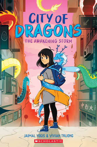 The Awakening Storm: A Graphic Novel (City of Dragons #1) book cover by Jaimal Yogis
