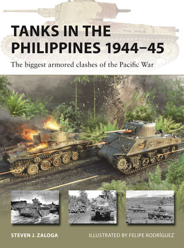 Tanks in the Philippines 1944–45: The biggest armored clashes of the Pacific War (New Vanguard #334) book cover by Steven J. Zaloga