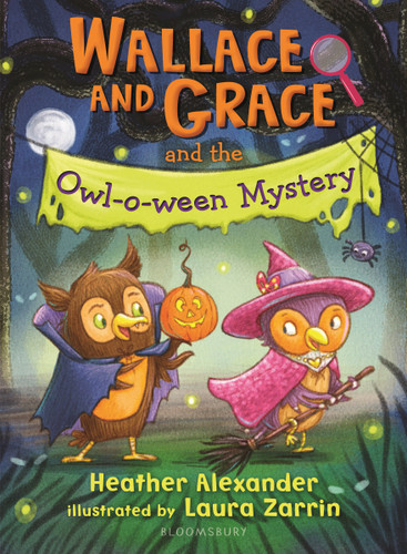 Wallace and Grace and the Owl-o-ween Mystery (Wallace and Grace) book cover by Heather Alexander