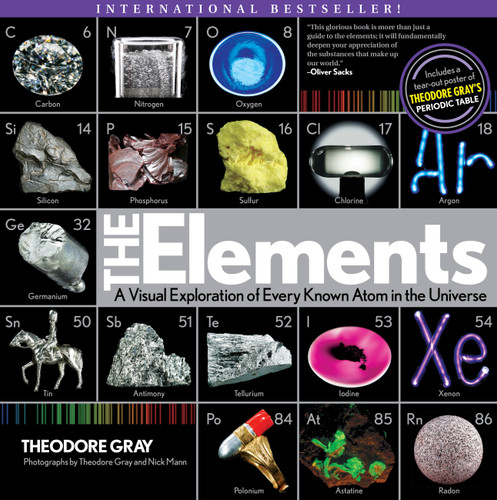 Elements: A Visual Exploration of Every Known Atom in the Universe book cover by Theodore Gray