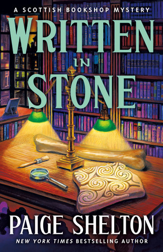 Written in Stone: A Scottish Bookshop Mystery book cover by Paige Shelton