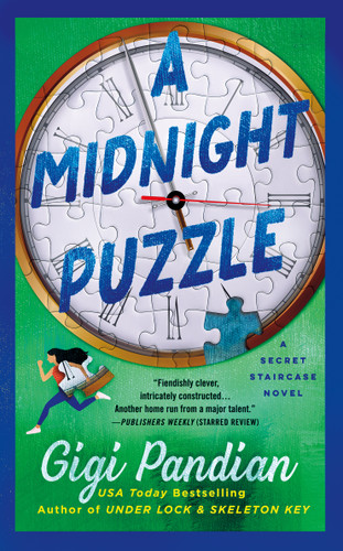 A Midnight Puzzle: A Secret Staircase Novel (Secret Staircase Mysteries #3) book cover by Gigi Pandian