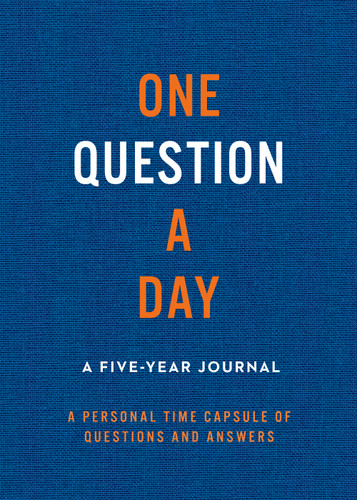 One Question a Day (Navy): A Five-Year Journal: A Personal Time Capsule of Questions and Answers book cover by Aimee Chase