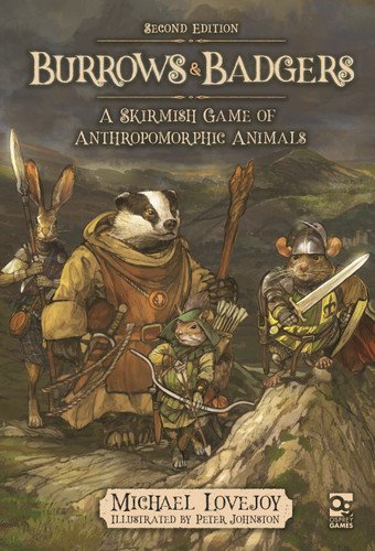 Burrows & Badgers: Second Edition: A Skirmish Game of Anthropomorphic Animals book cover by Michael Lovejoy