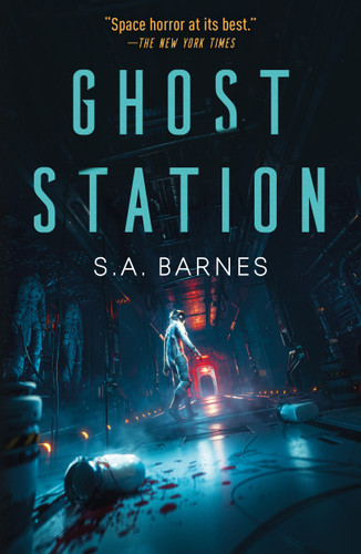 Ghost Station book cover by S.A. Barnes