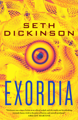 Exordia book cover by Seth Dickinson