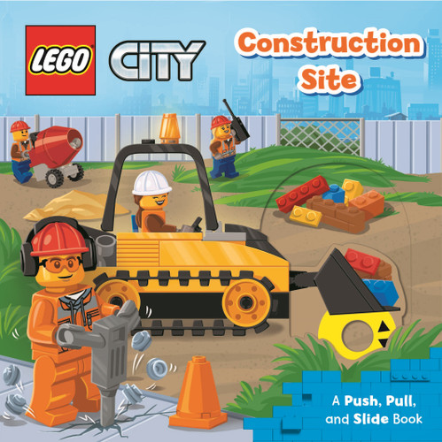 LEGO® City. Construction Site: A Push, Pull and Slide Book book cover by Macmillan Children's Books