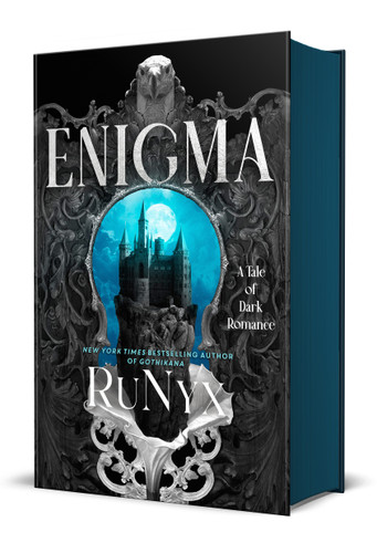 Enigma: A Dark Academia Romance book cover by Runyx