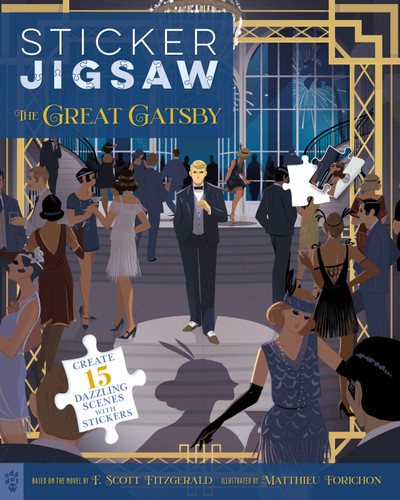 Sticker Jigsaw: The Great Gatsby (Sticker Jigsaw) book cover by F. Scott Fitzgerald, Odd Dot