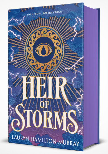 Heir of Storms (Storm Weaver series #1) book cover by Lauryn Hamilton Murray