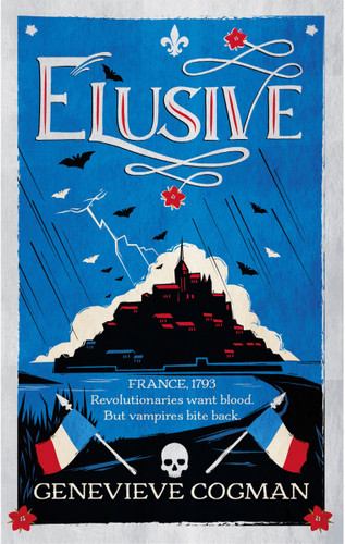Elusive: An electrifying tale of magic and vampires in Revolutionary France book cover by Genevieve Cogman