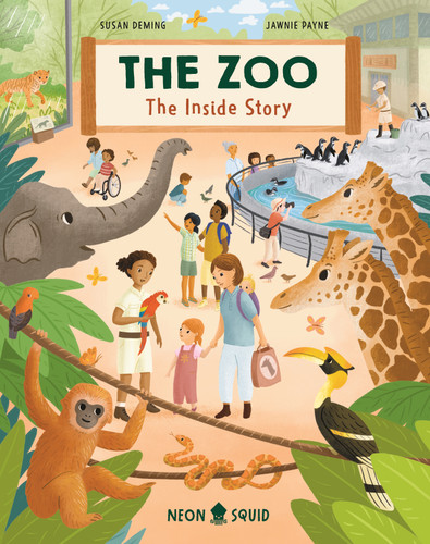 The Zoo: The Inside Story book cover by Jawnie Payne, Neon Squid