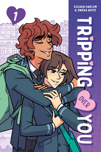 Tripping Over You Book 1: A Graphic Novel (Tripping Over You #1) book cover by Suzana Harcum, Owena White