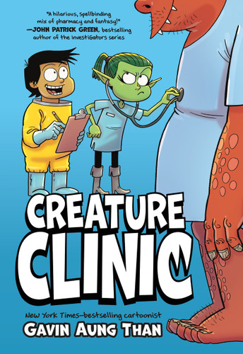 Creature Clinic: A Graphic Novel book cover by Gavin Aung Than