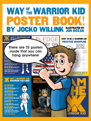 Way of the Warrior Kid: Poster Book! (Way of the Warrior Kid) book cover by Jocko Willink