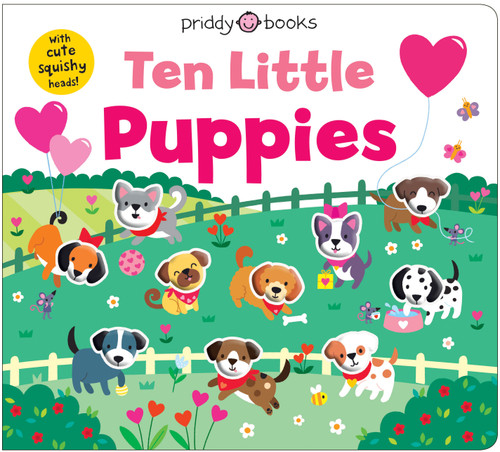 Ten Little Puppies (Little Squishies) (Little Squishies) book cover by Priddy Books