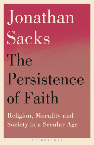 The Persistence of Faith: Religion, Morality and Society in a Secular Age book cover by Jonathan Sacks