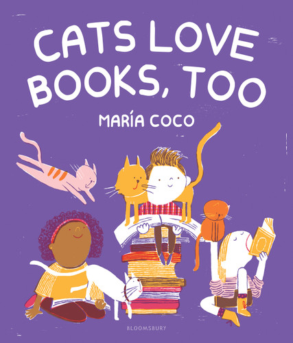 Cats Love Books, Too book cover by Maria Coco