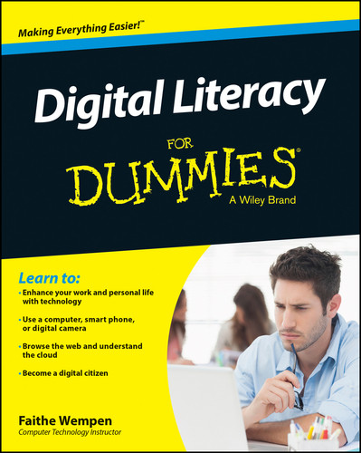 Digital Literacy For Dummies book cover by Faithe Wempen