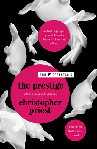 The Prestige book cover by Christopher Priest