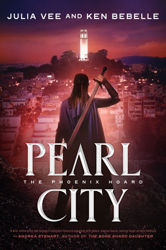 Pearl City: The Phoenix Hoard book cover by Julia Vee, Ken Bebelle