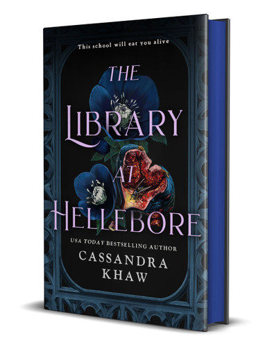 The Library at Hellebore book cover by Cassandra Khaw