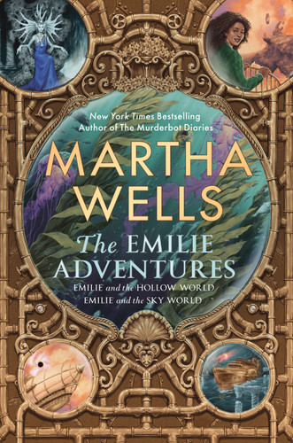 The Emilie Adventures: Emilie and the Hollow World & Emilie and the Sky World book cover by Martha Wells