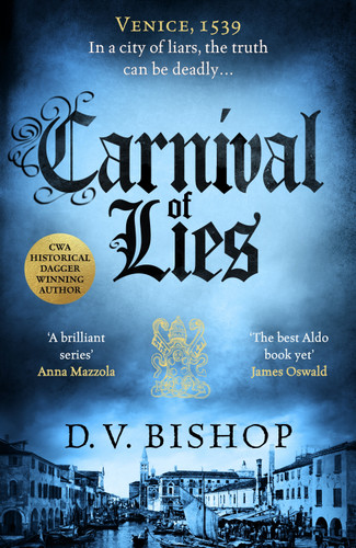 Carnival of Lies (Cesare Aldo series #5) book cover by D. V. Bishop